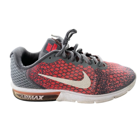 Nike Sneakers Shoes Air Max Sequent 2 Pink Grey Athleisure Active 852465 Size 8 - Picture 1 of 7